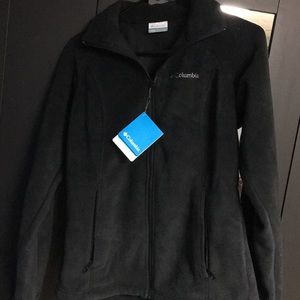 All Black Columbia zip up